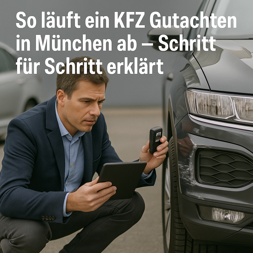 Den richtigen KFZ Gutachter in München finden – 5 Merkmale für echte Profis