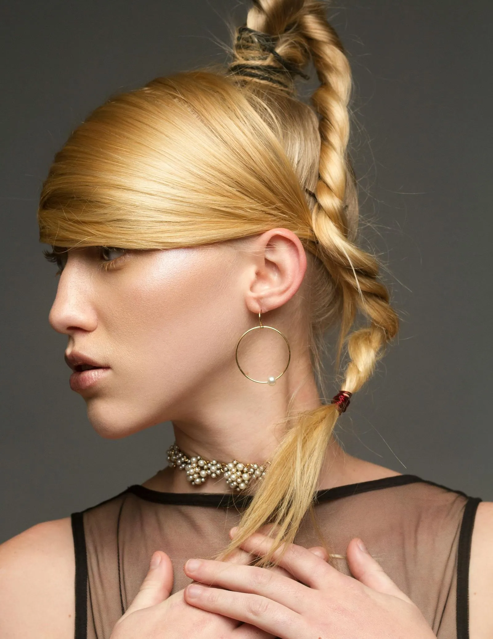 Beauty woman skin and hair