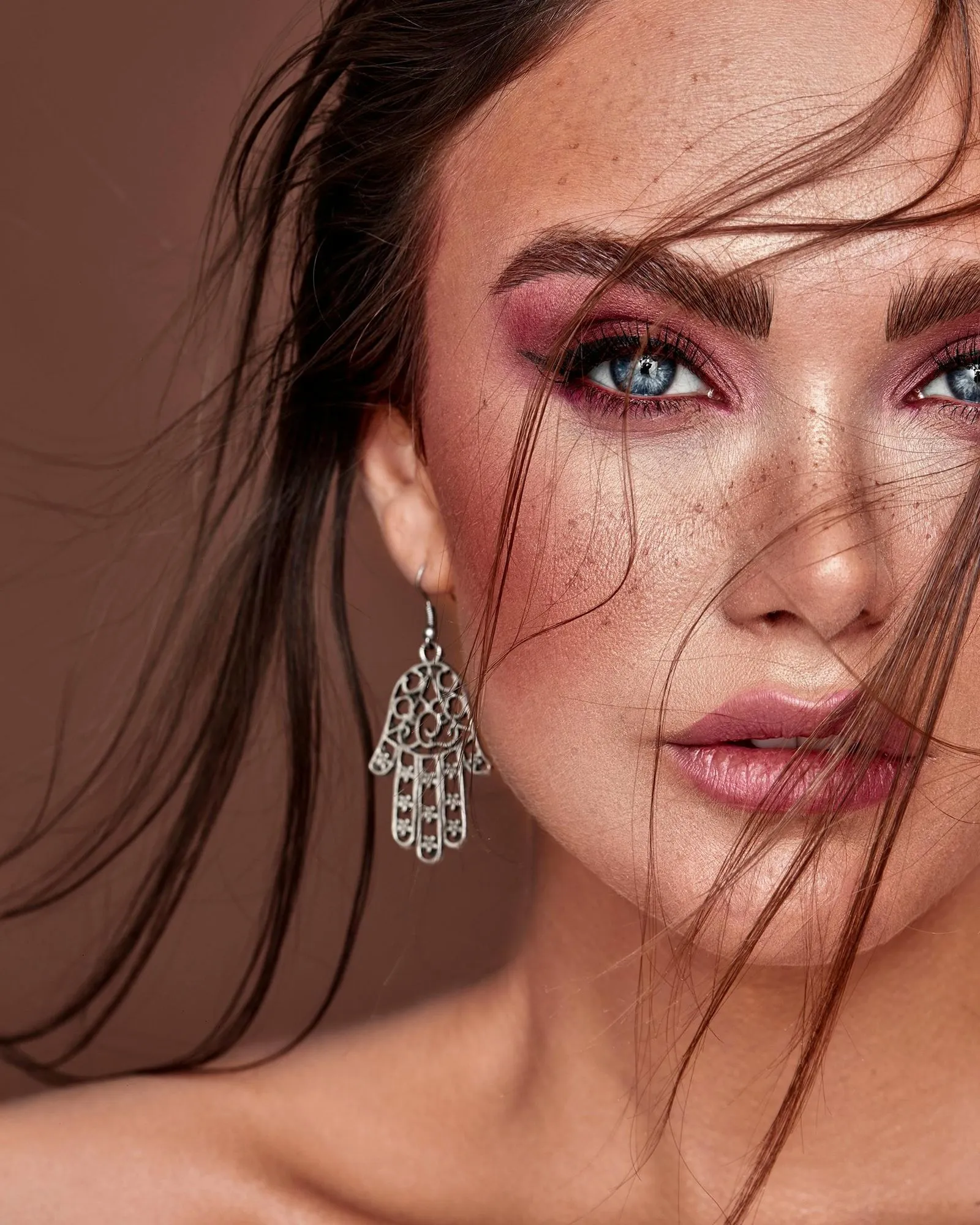 Beauty woman skin and hair