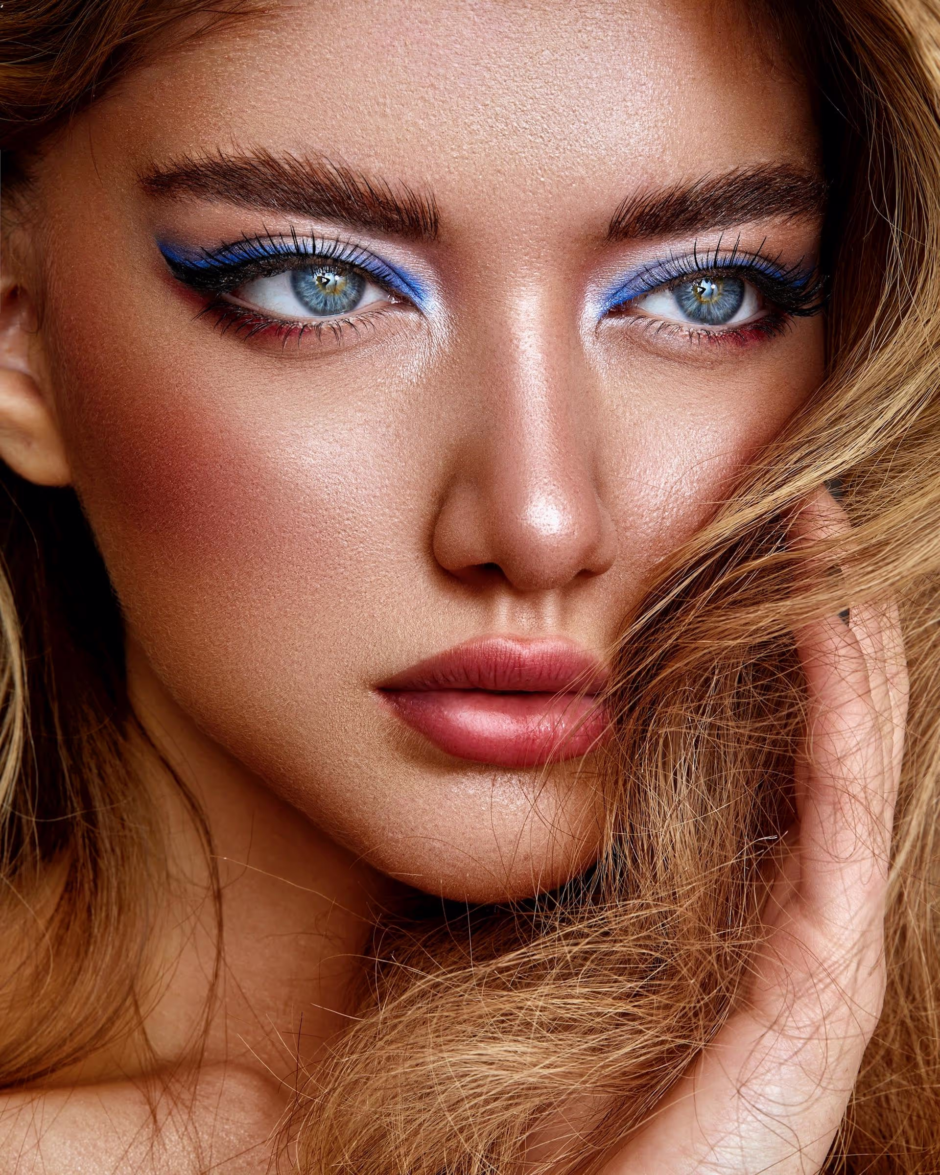 Beauty woman skin and hair