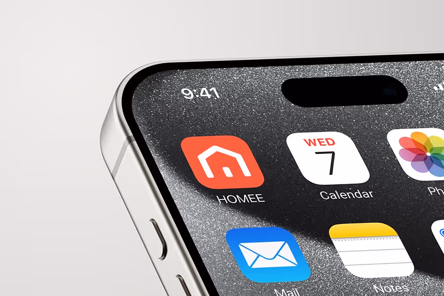 Main page thumbnail - HOMEE App UIUX