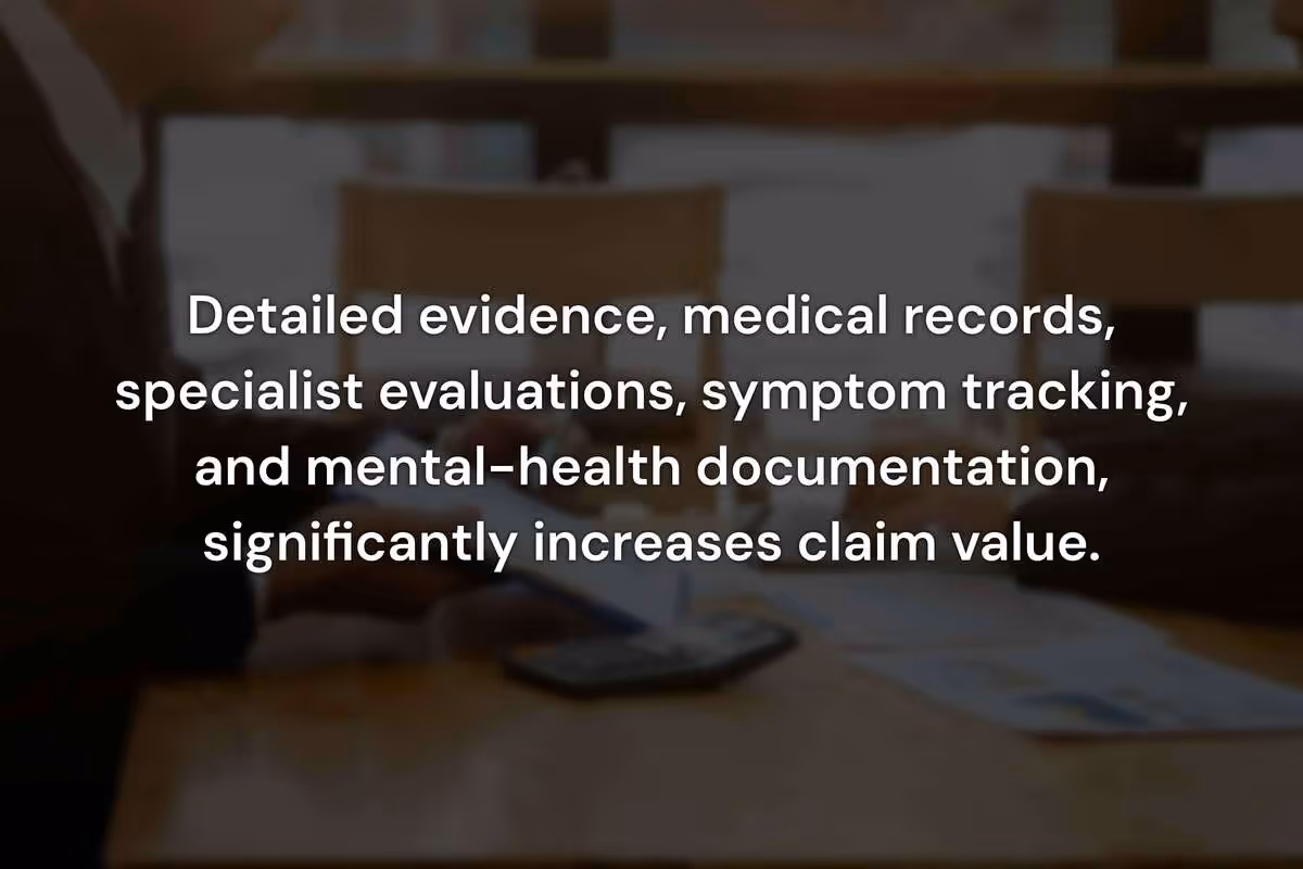 Which Factors Increase the Value of Pain and Suffering?