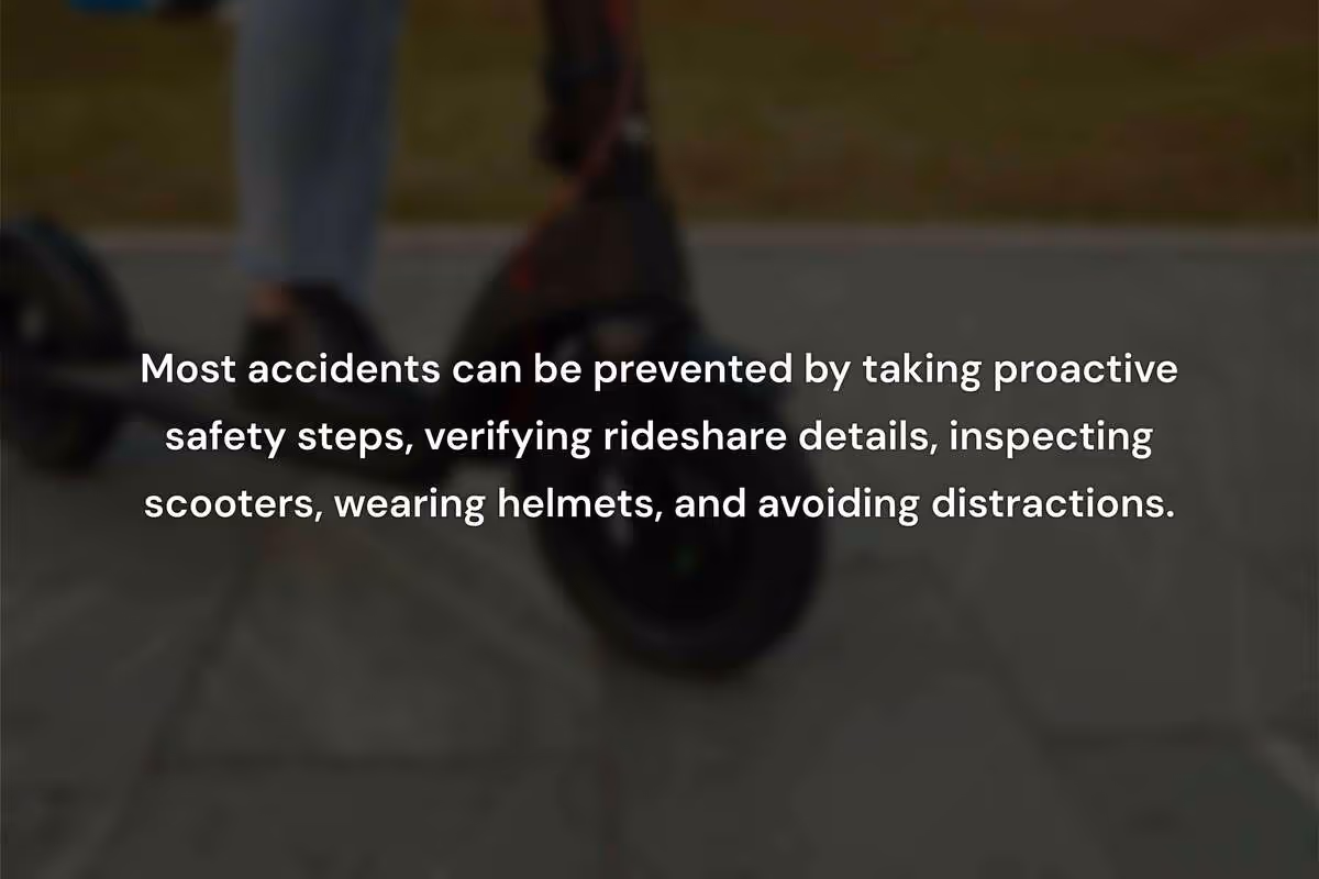 Tips for Safely Using Rideshare, Scooter, and E-Bike Apps to Avoid Accidents