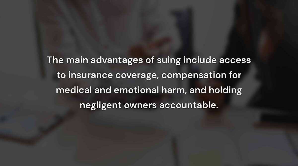 What Are the Pros of Suing After a Dog Bite?