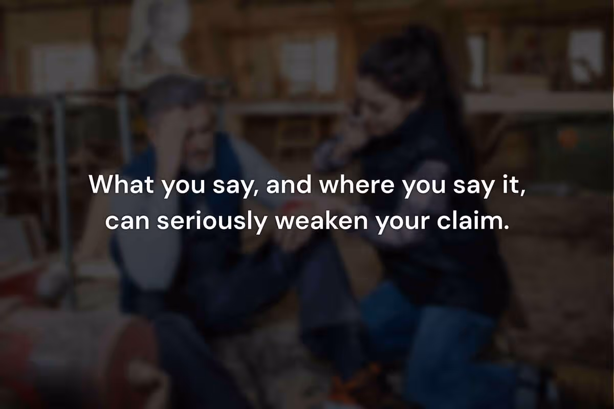 What Mistakes Can Hurt a Personal Injury Claim?