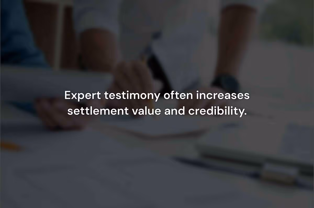 How Experts Influence Settlement Negotiations