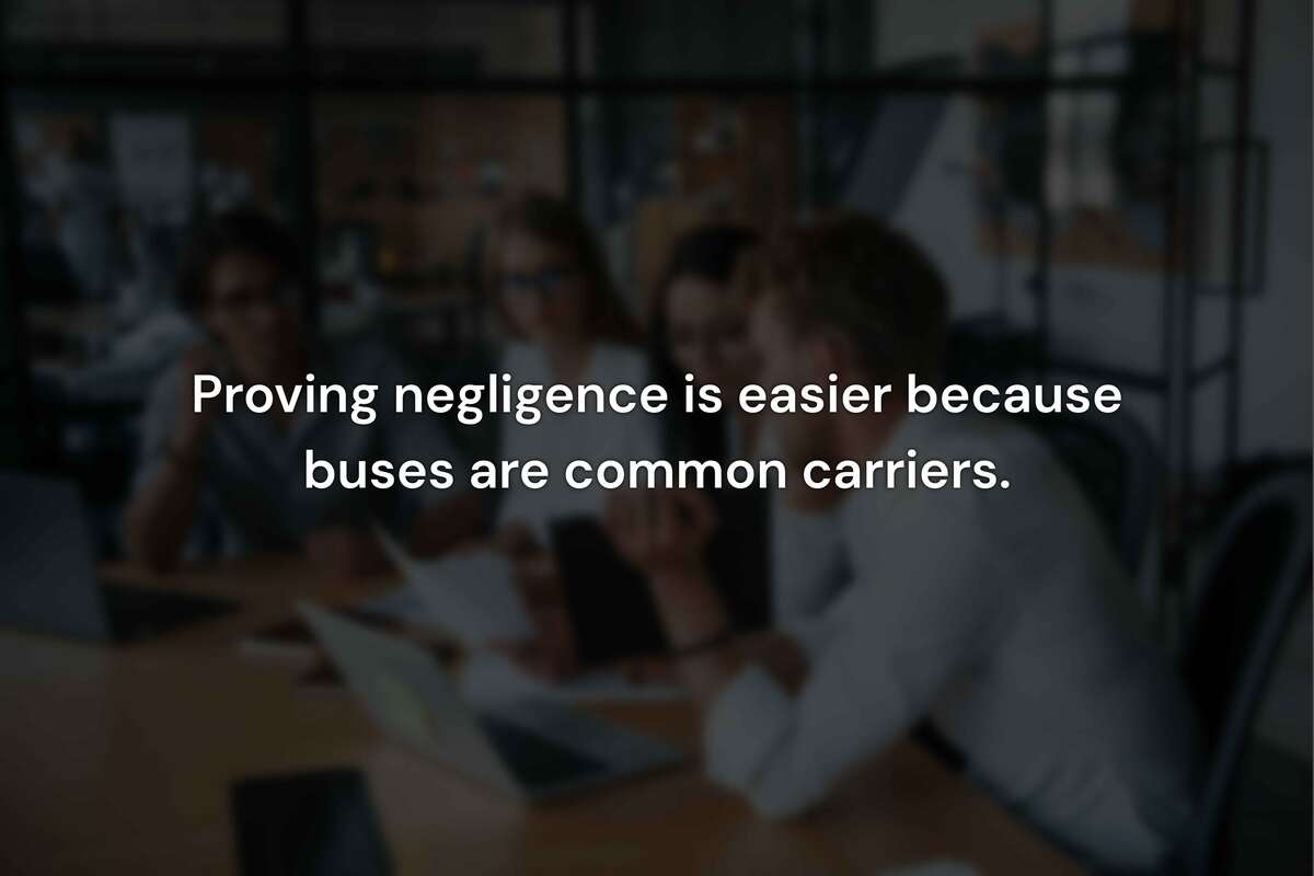 Proving Negligence in Bus Accident Cases