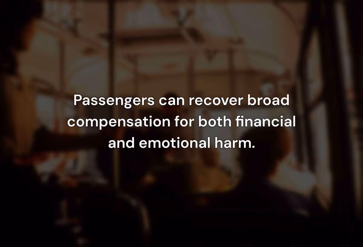 Types of Compensation Available to Passengers