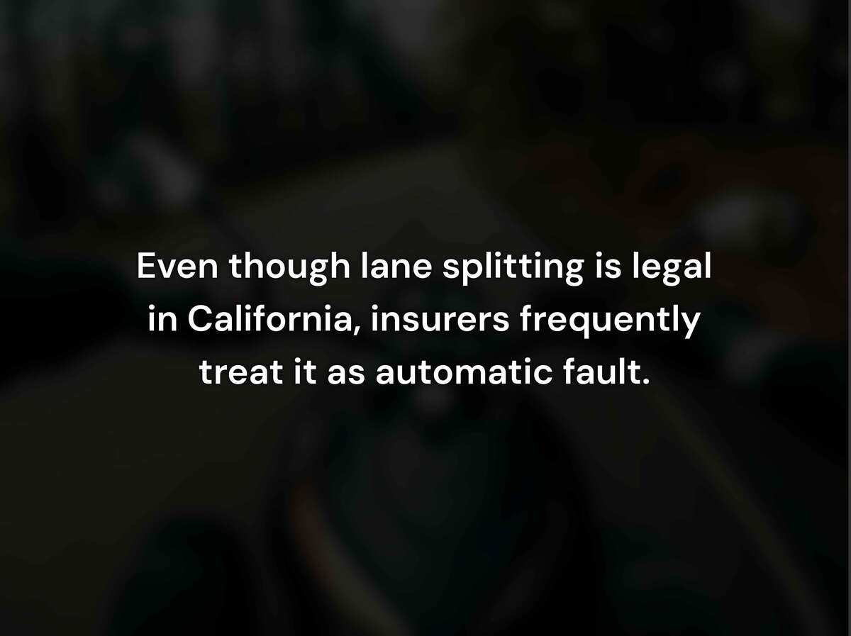 Lane Splitting: Legal but Frequently Misunderstood