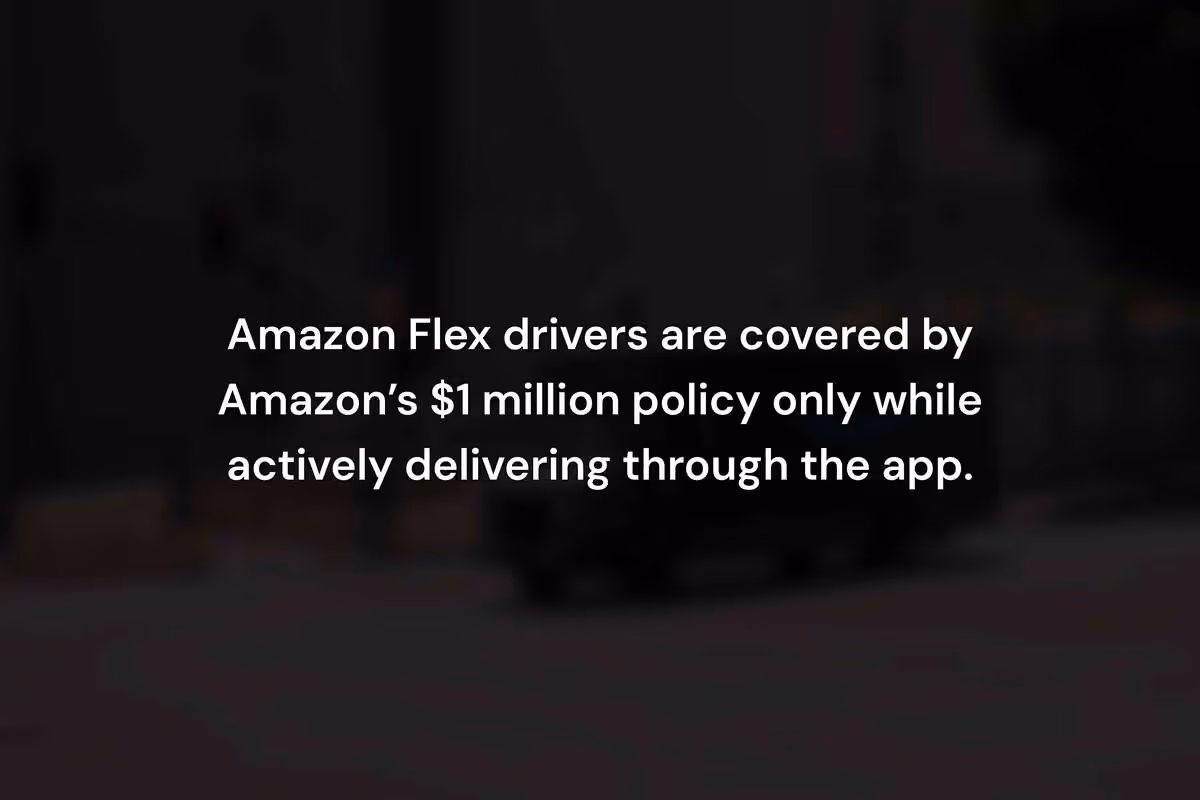Amazon Flex: Personal Vehicles, Defined Commercial Coverage