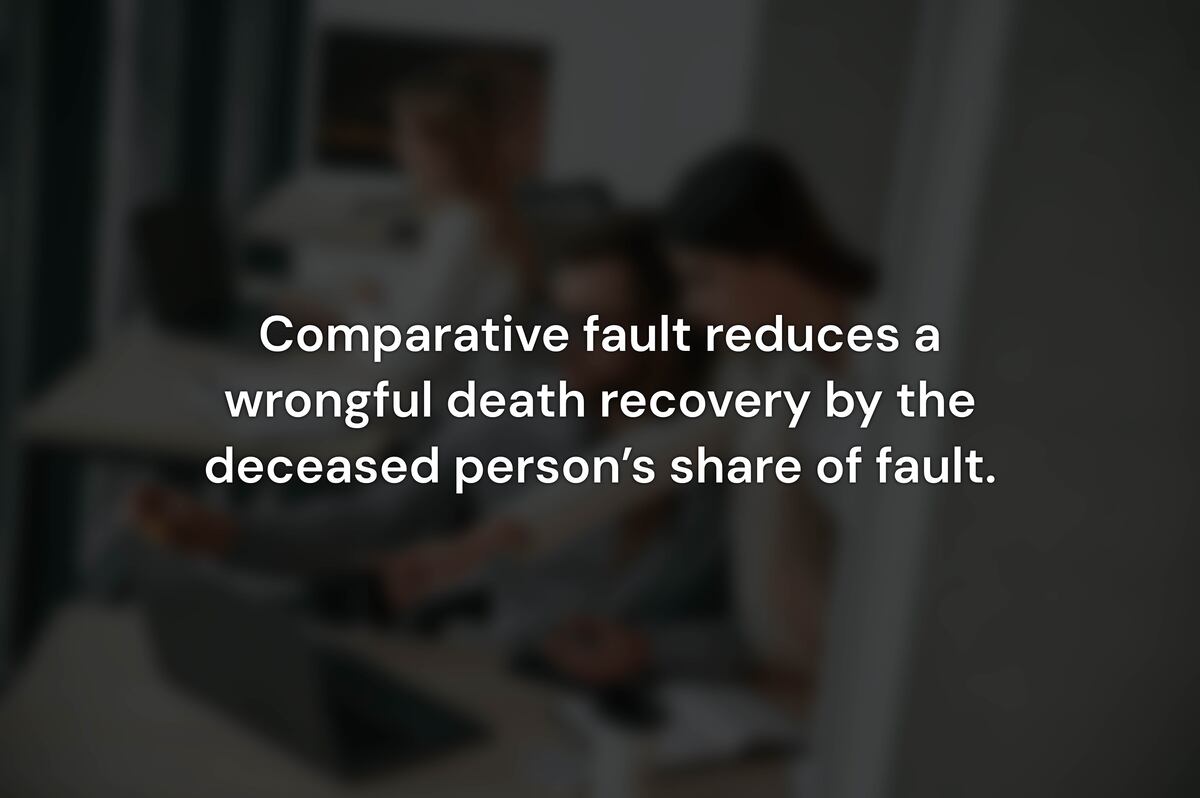 Who Bears the Burden of Proving the Decedent's Comparative Fault?