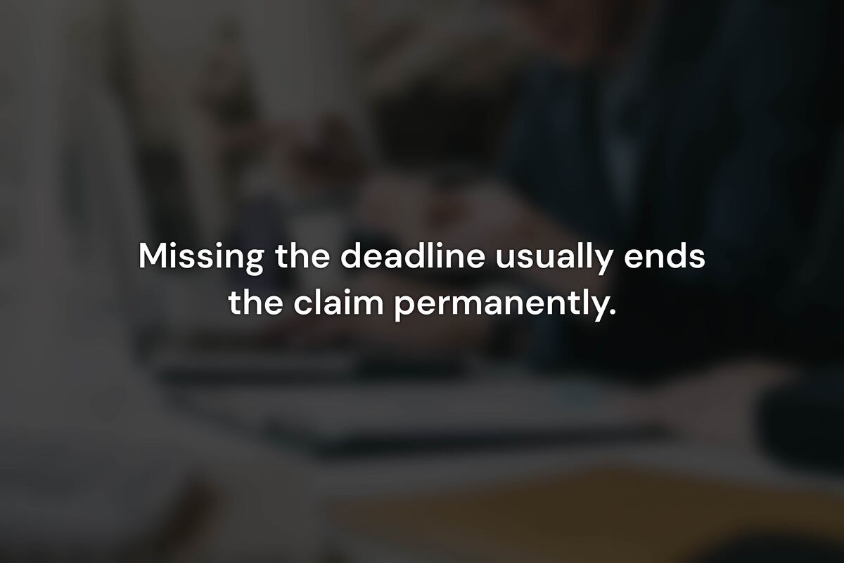 What Happens If You Miss the Slip and Fall Filing Deadline?