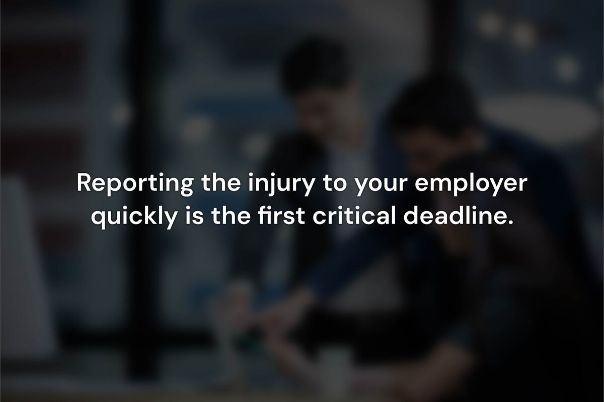 What Is the Deadline to Report a Construction Injury to Your Employer?