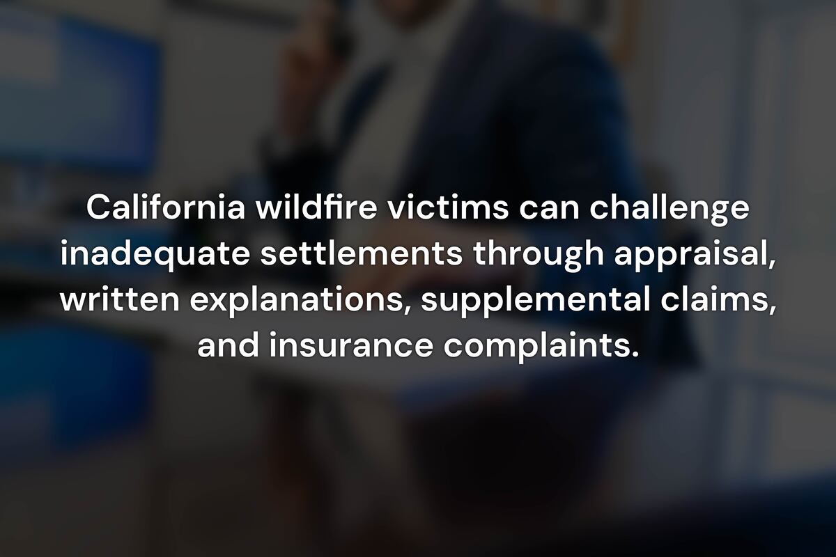 What Rights Do California Wildfire Victims Have Against Their Insurer?