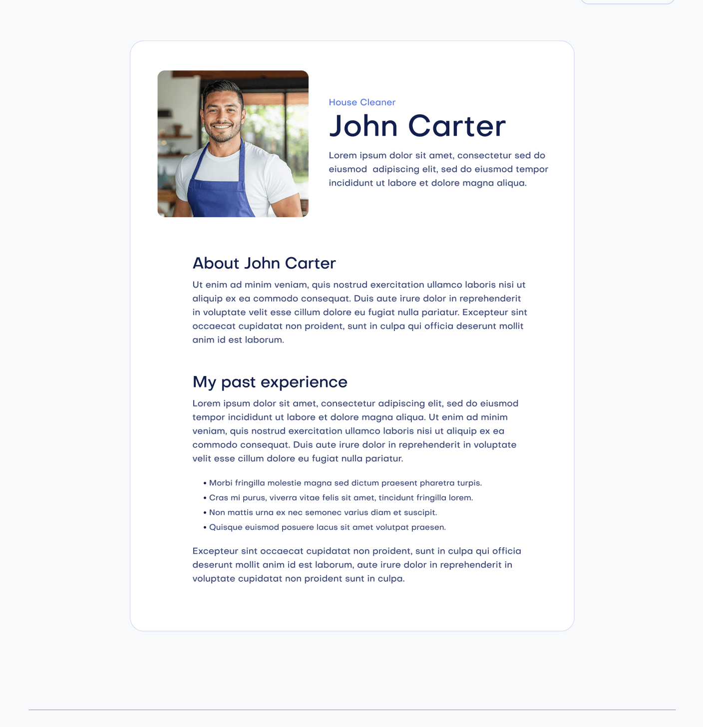 Fresh X Team Member Main Pages Cleaning Weblow Template | Brix Template
