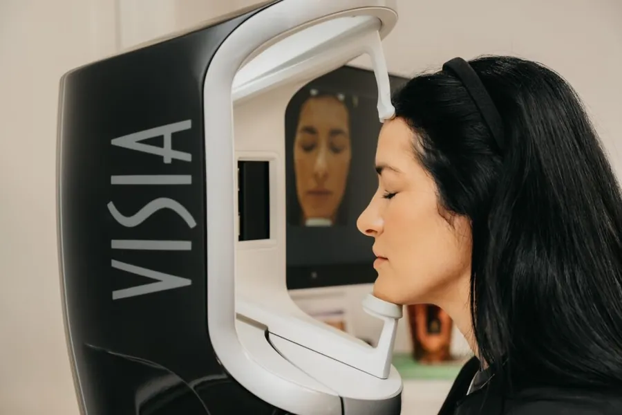 Visia skin analysis at Asha MedSpa