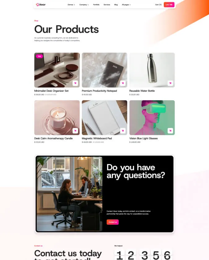 Page screen