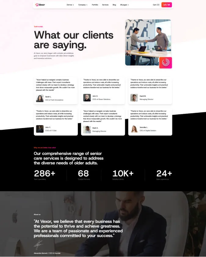 Page screen