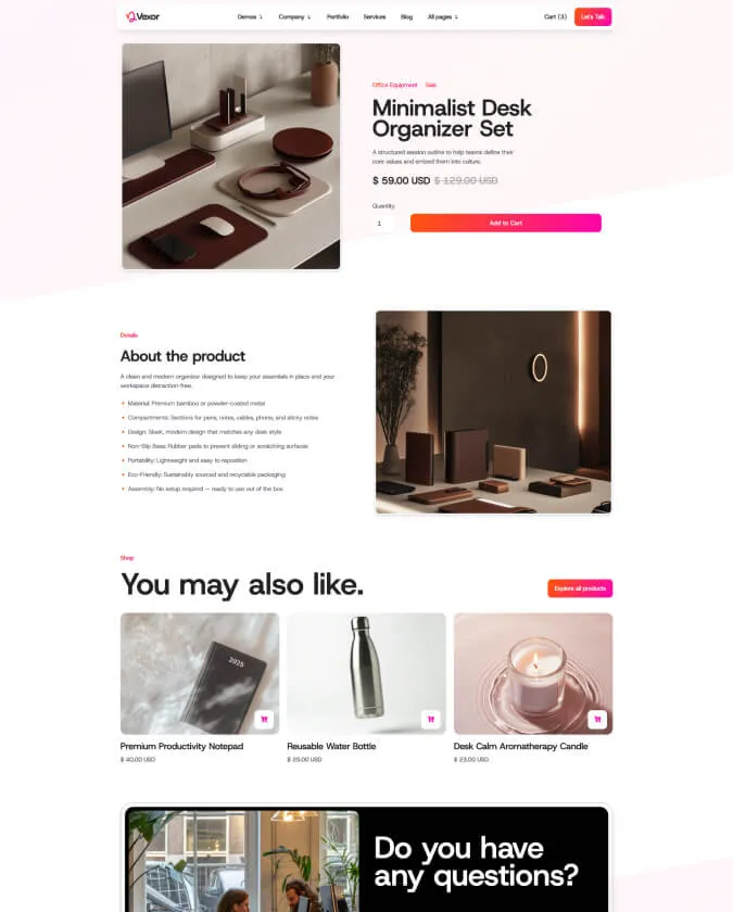 Page screen