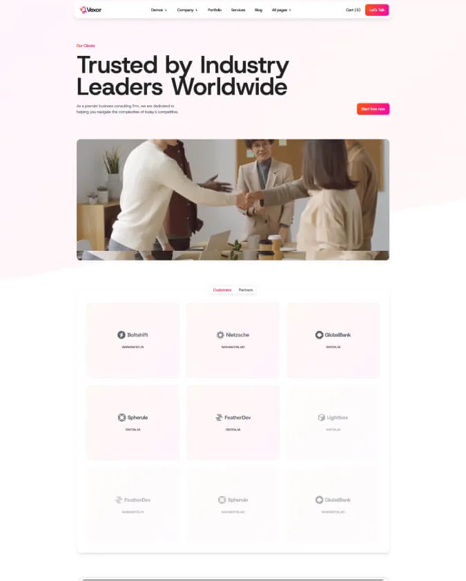 Page screen