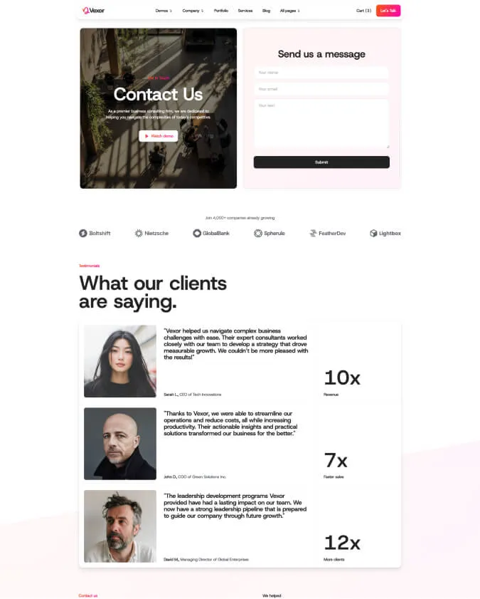 Page screen