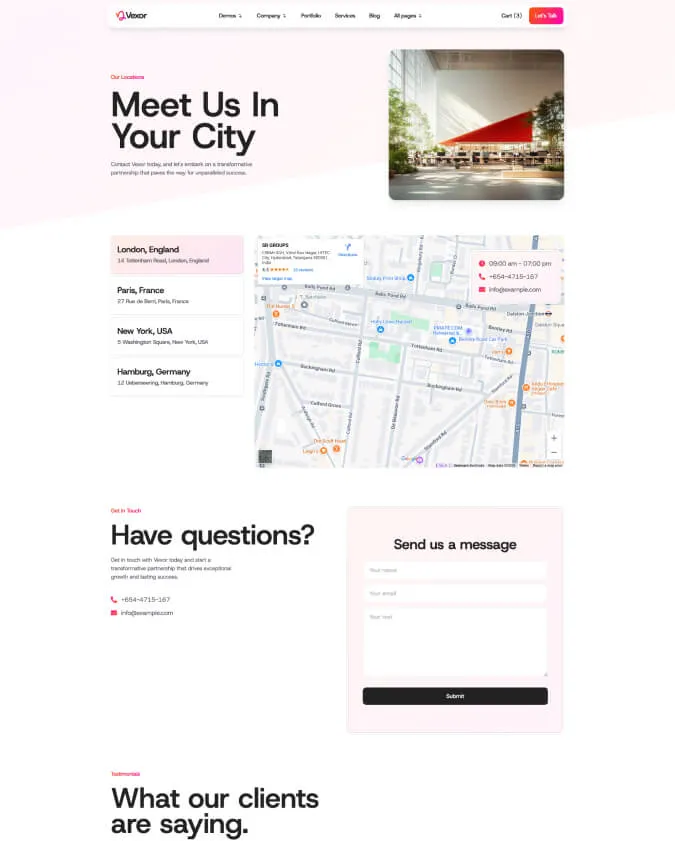 Page screen