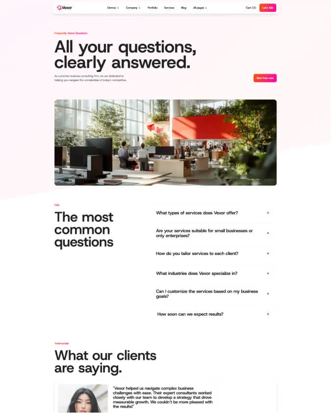 Page screen