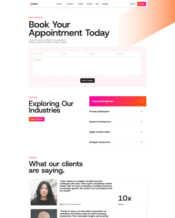 Page screen