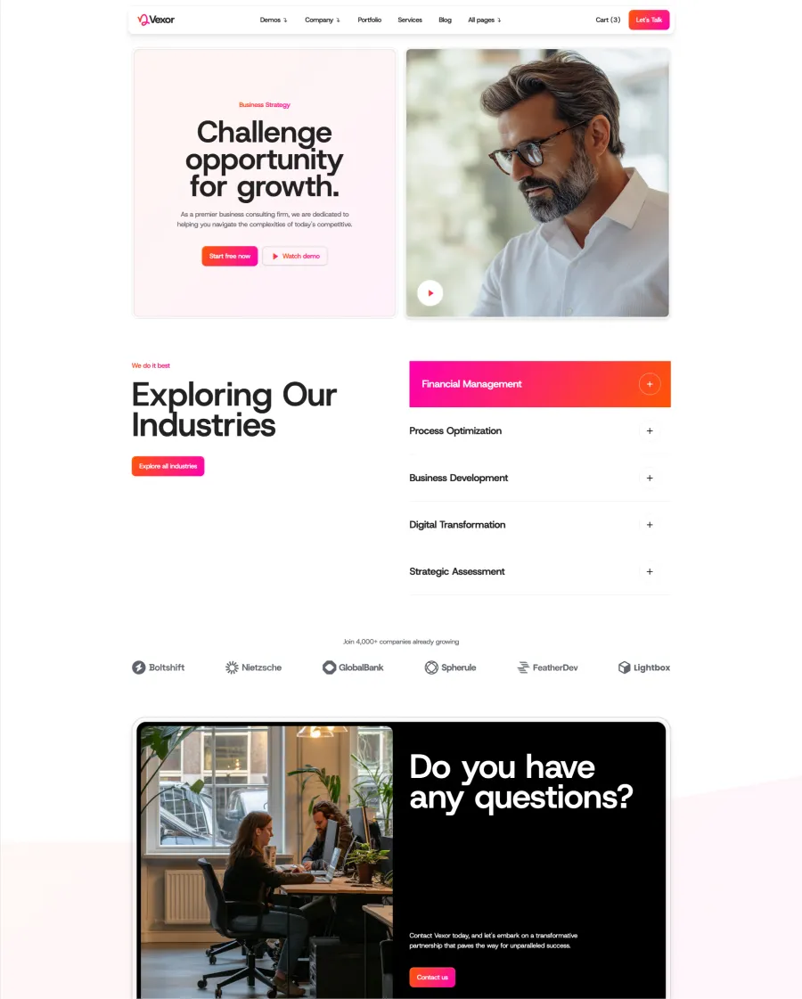 page screen