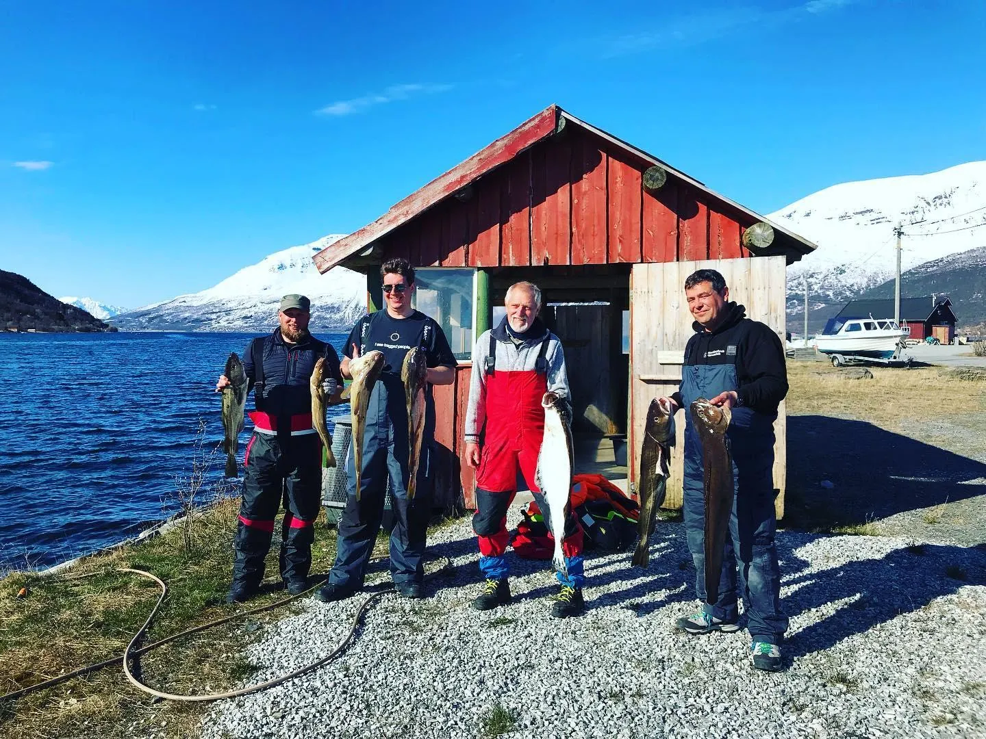 Fiske ved Manndalen Sjøbuer
