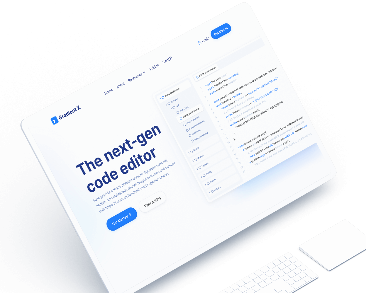 Enhancing Code Generation With AI - Mega Webflow Template