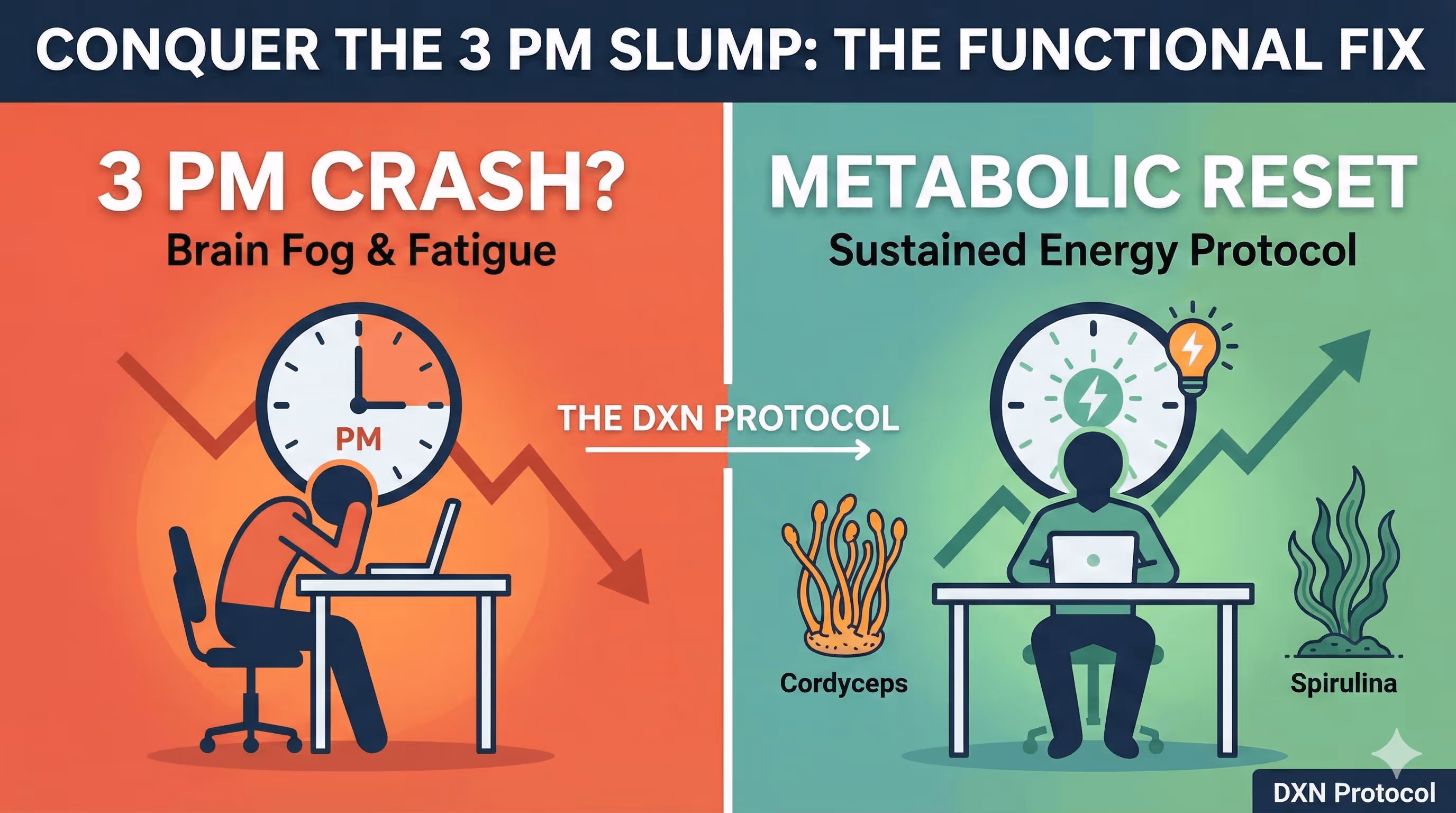 The Metabolic Reset: Conquering the '3 PM Slump' with Functional Medicine