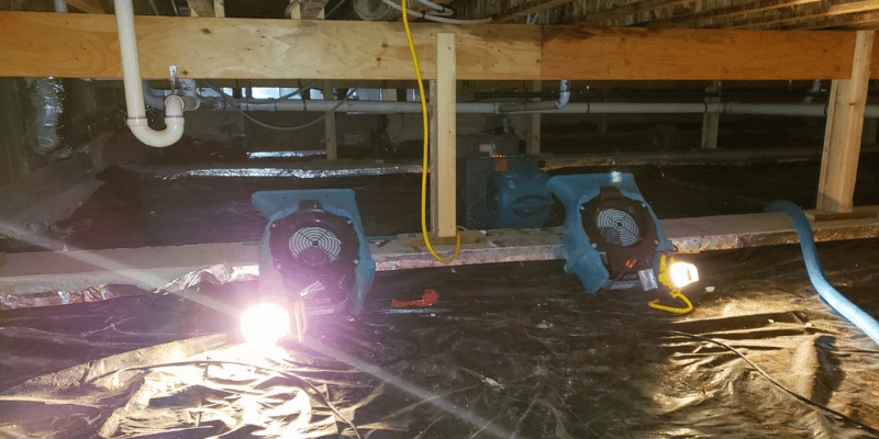 How to Tackle Water in Crawl Space