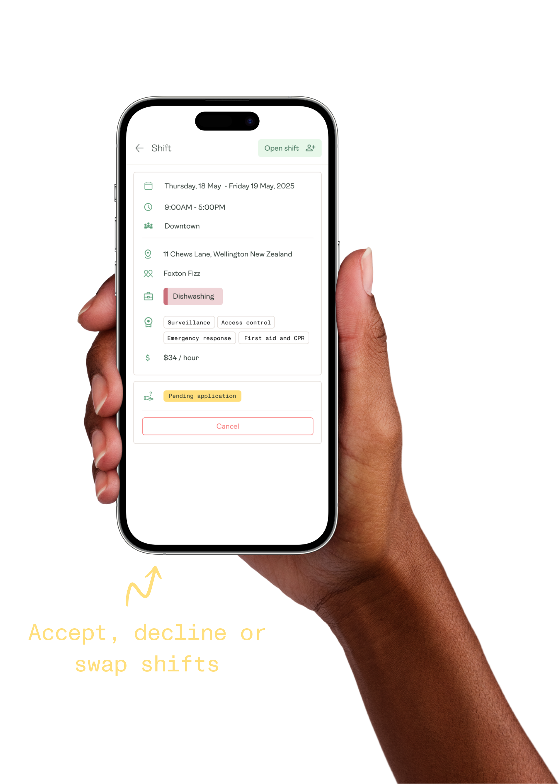 Open Shifts Job Allocation - Karmly