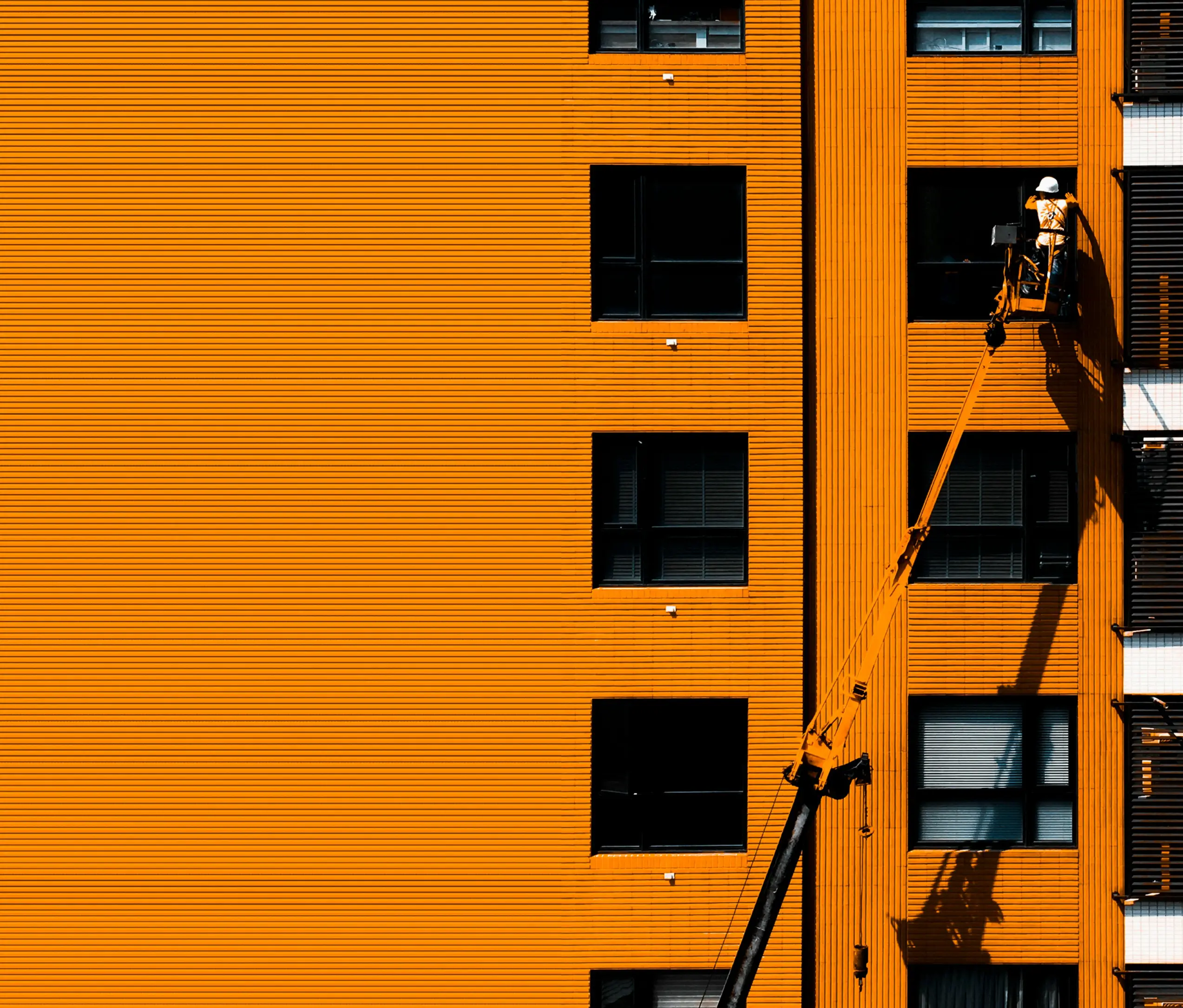 Karmly sign up - Orange building
