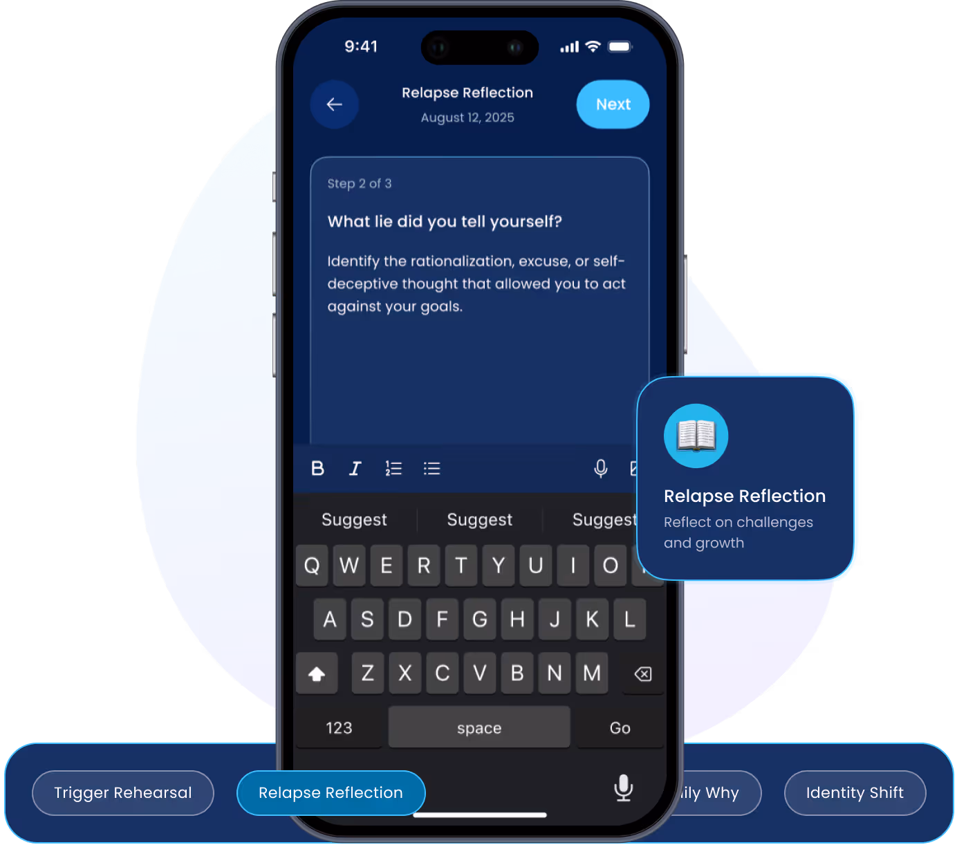 Person meditating showing self-control and mindfulness