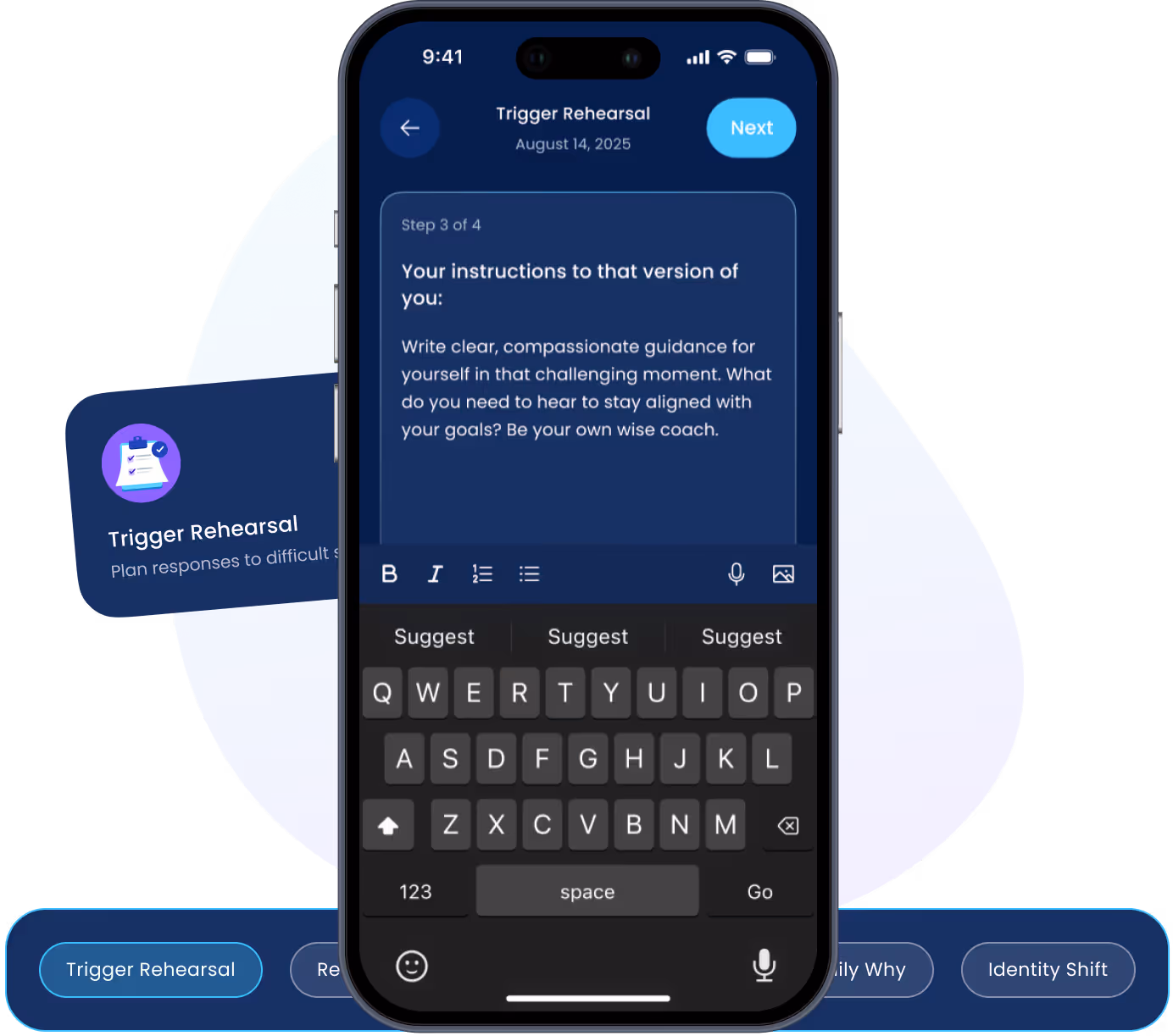 Healthy lifestyle illustration for addiction recovery