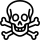 Skull and crossbones image to signify pain of working with legacy technologies