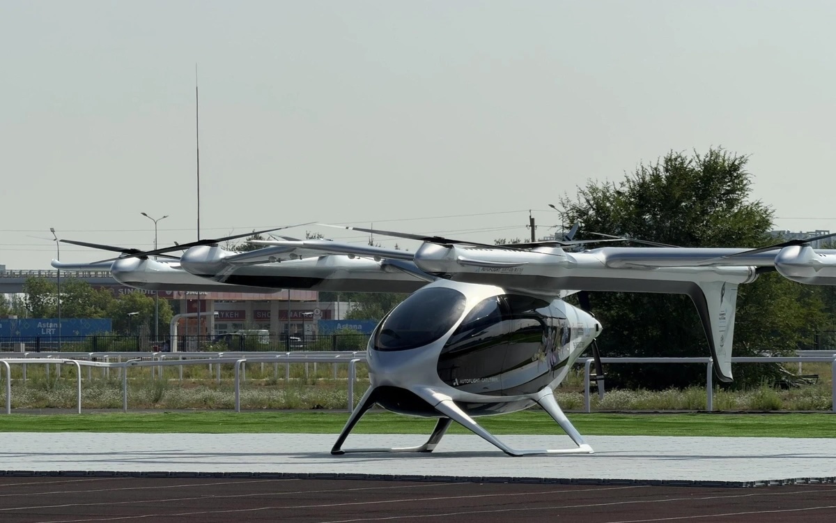 Qazinform: Air taxi takes first flight in Astana