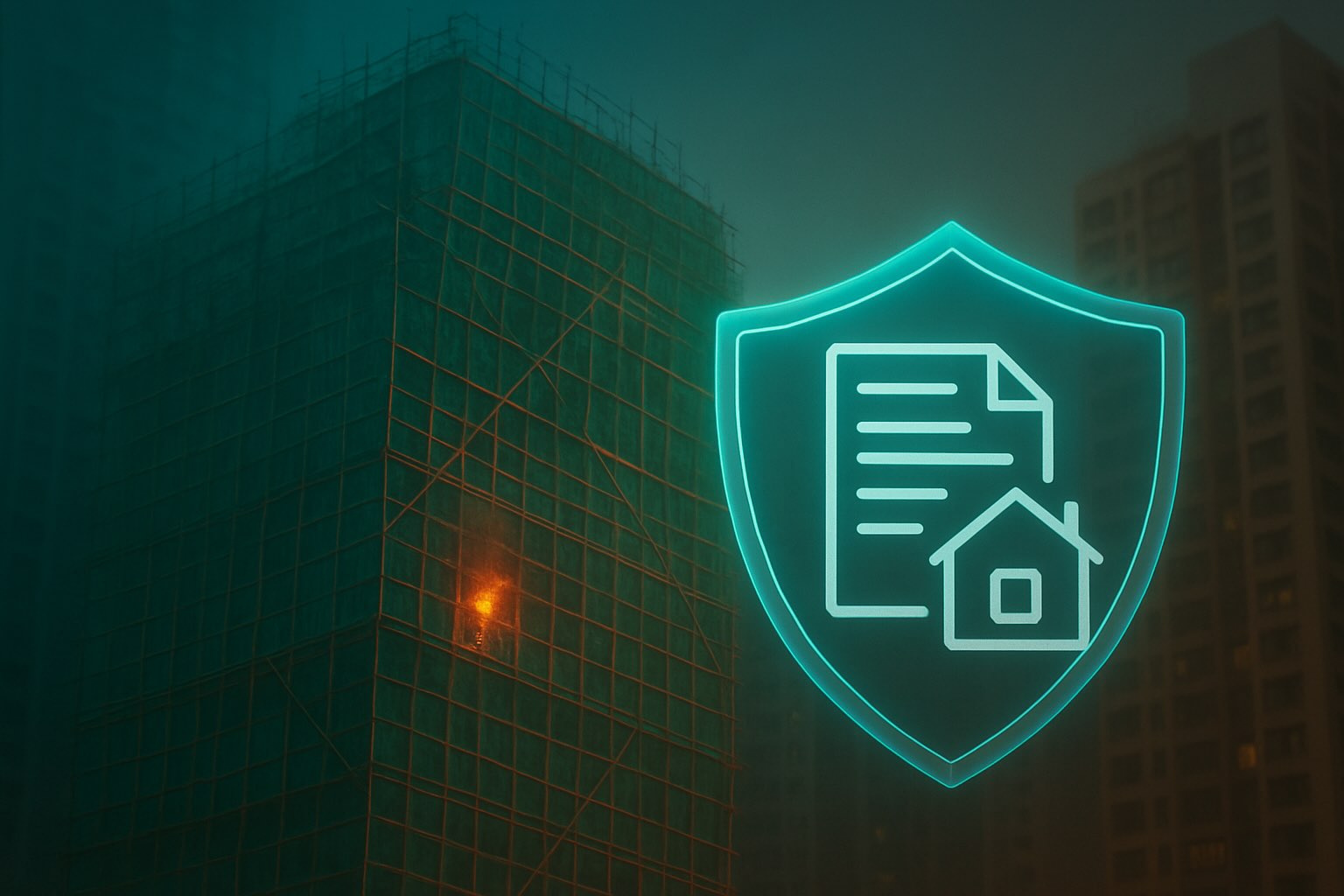 How can homeowners recover their losses when a high-rise residential building is undergoing renovation and a fire breaks out?