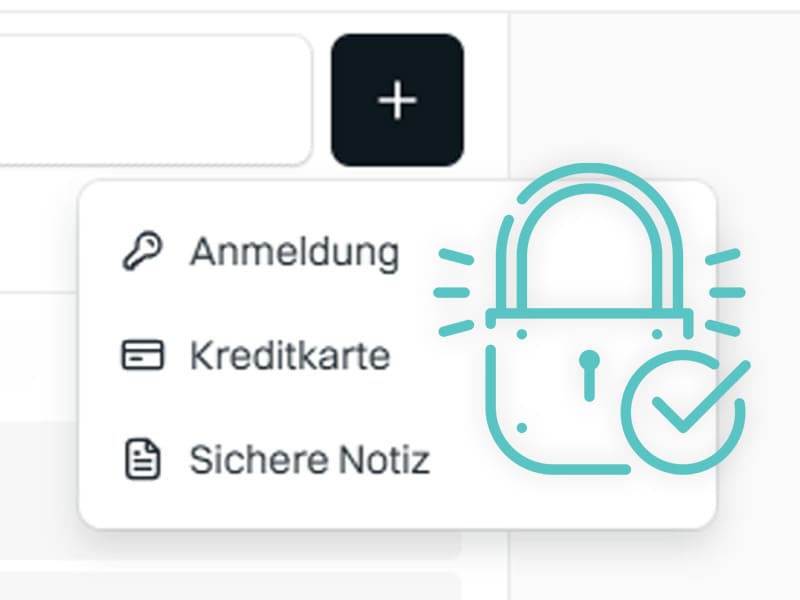 Anmeldedaten anlegen in Uniqkey