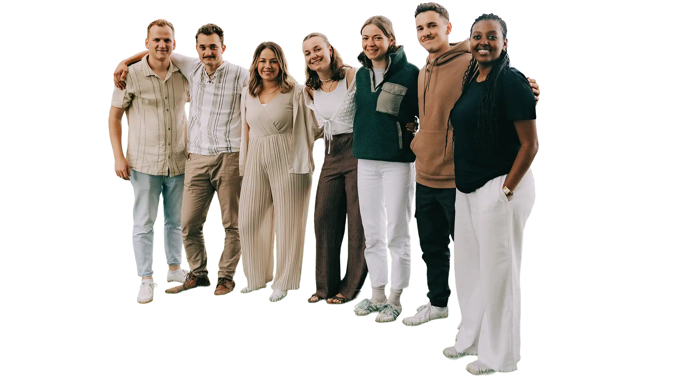 Gruppe von jungen Menschen