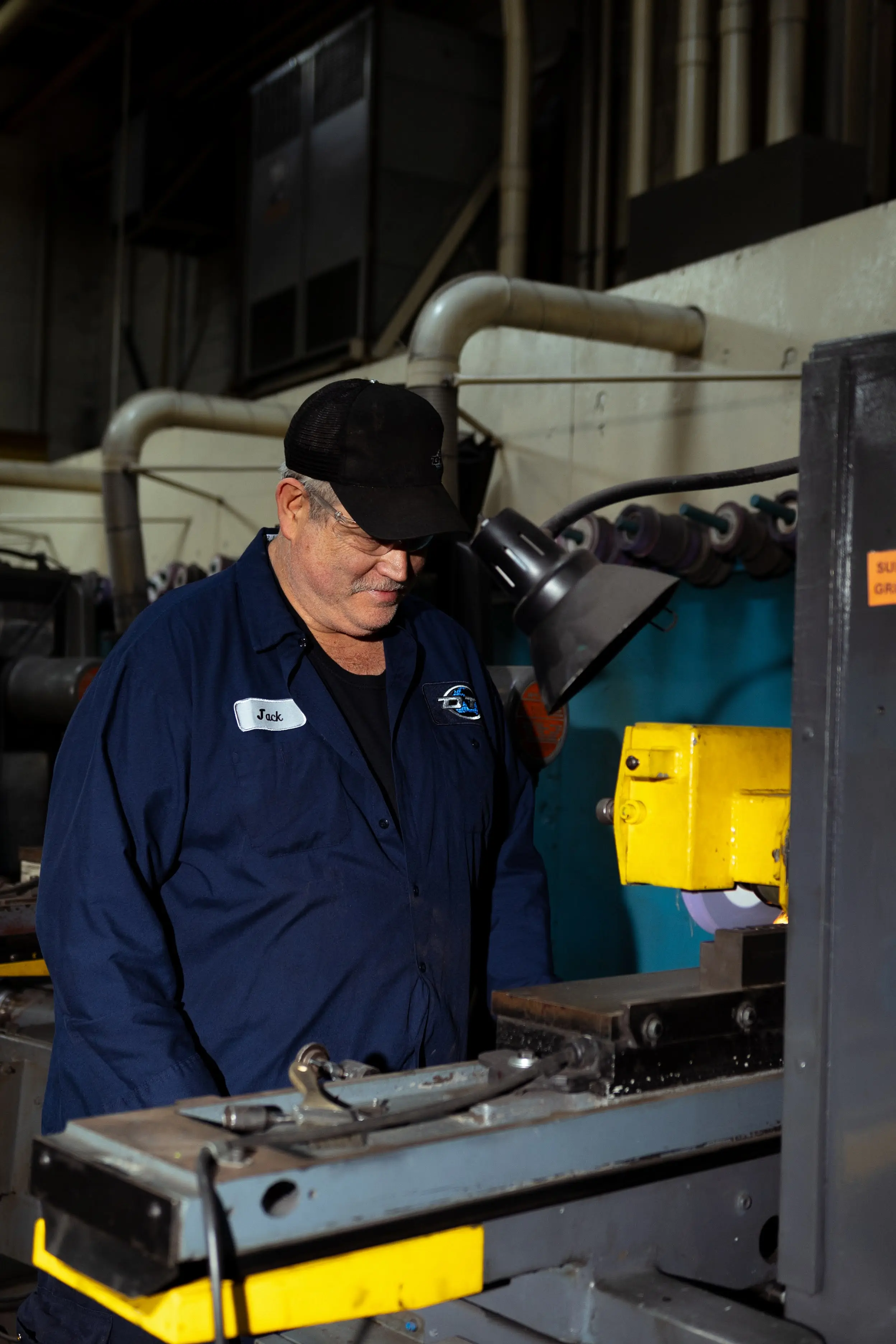 A DTI Engineer working in one of the facilities. 