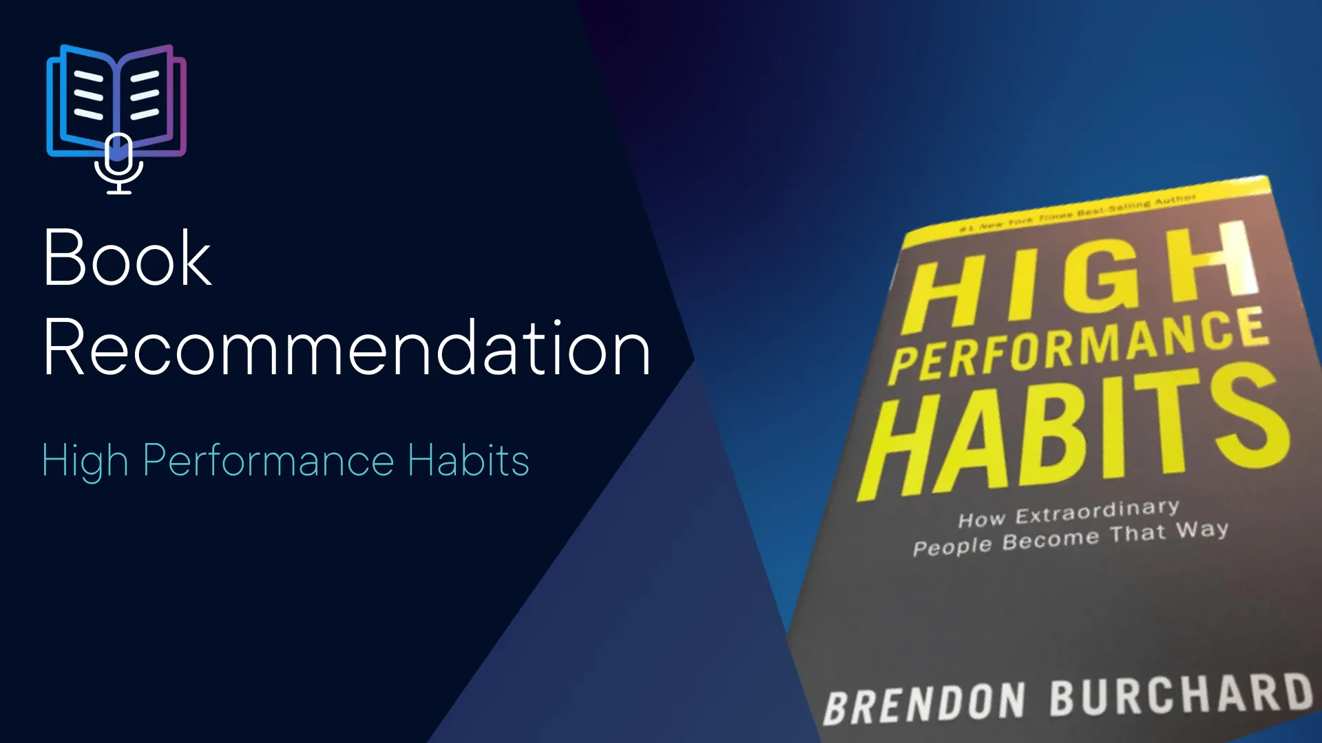 High Performance Habits book.