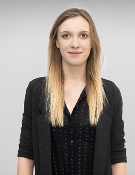 A picture of Agnieszka Czachór, tech lead:  Technical developer, Highly skilled in the construction industries tools for 3D-moddels.