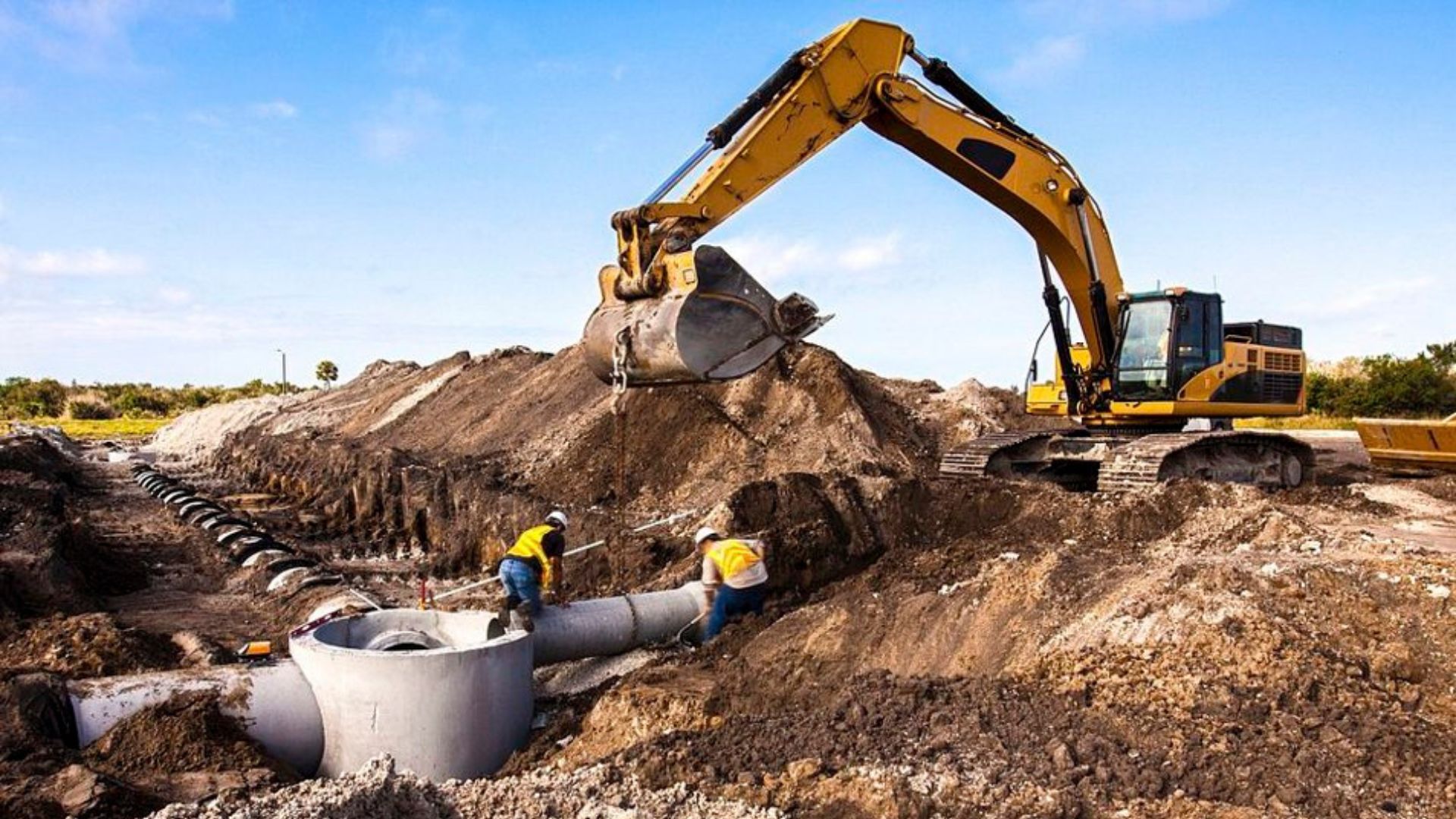 Digging for water and sewer networks