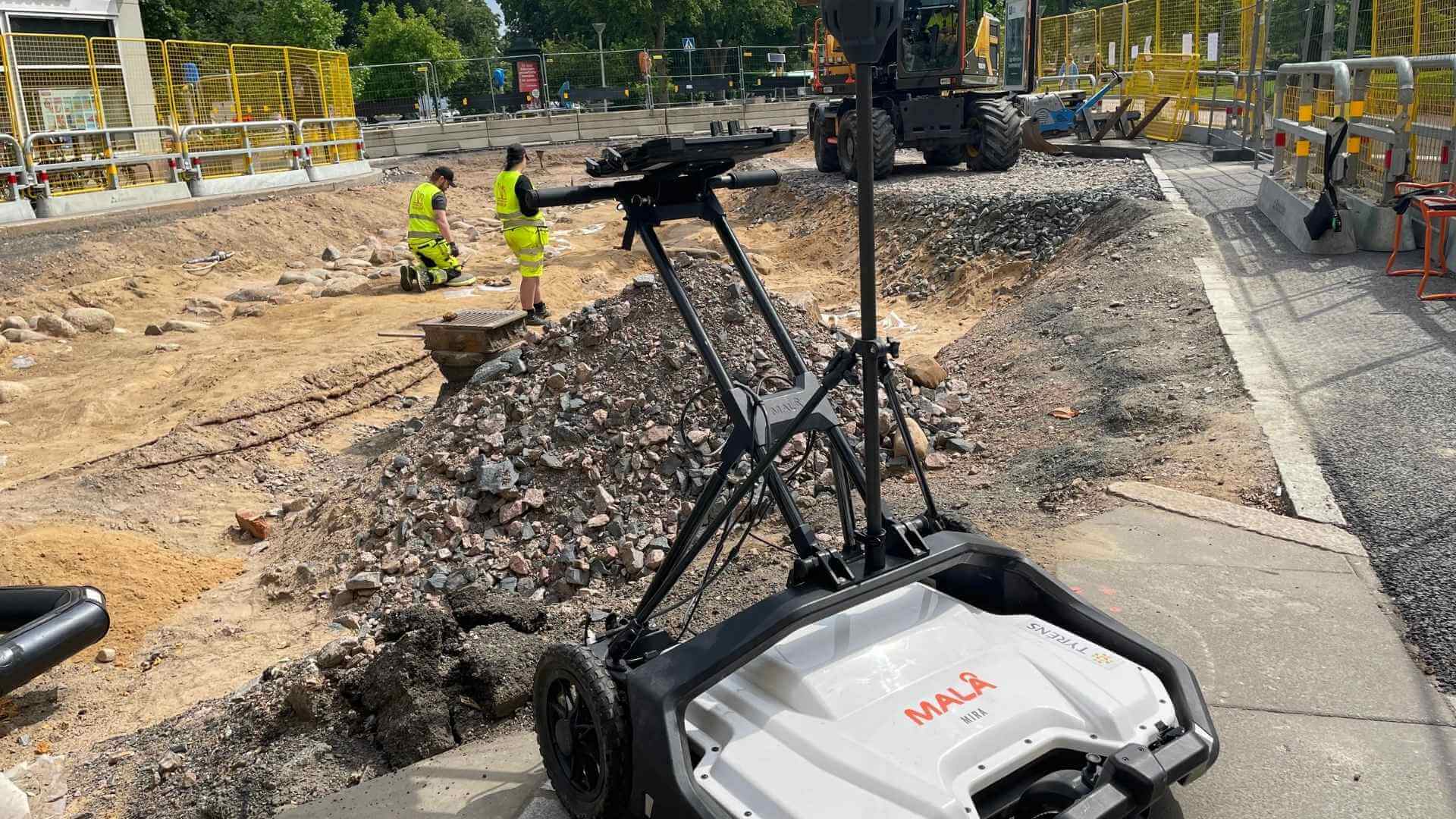 Tyrens ground-penetrating radar Terra Eye in action