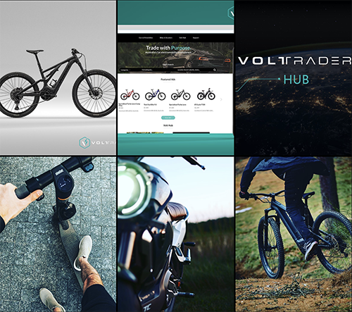 an overview of the old design of instagram posts Volttrader uploaded