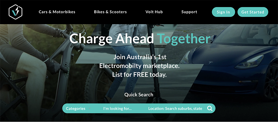 Volttrader's website