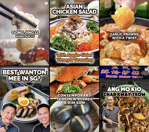 An overview of ieatishootipost Instagram thumbnails I created